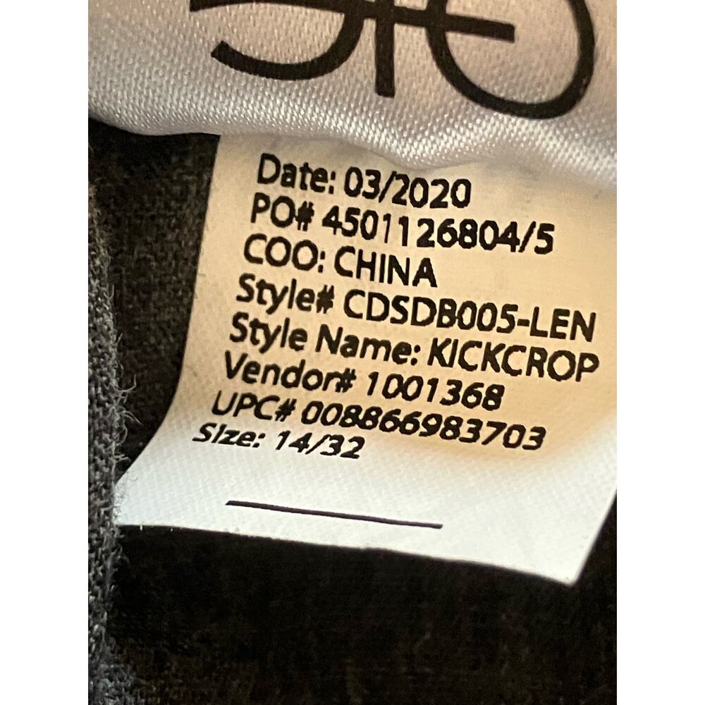 Social Standard by Sanctuary Mid Rise Kick Crop Jeans Size 14 - Picture 10 of 10